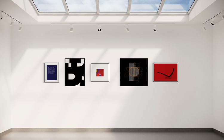 Minimalist, geometric abstracts