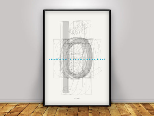 The Icelandic letter Thorn - þ on white